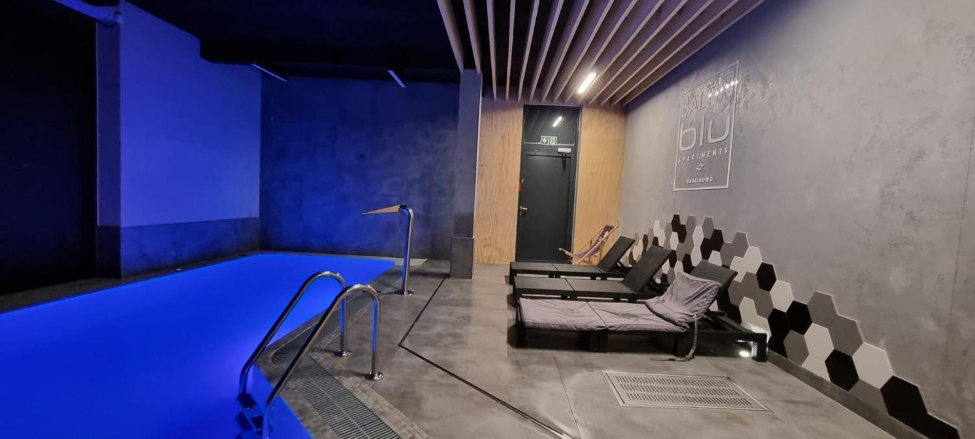 Apartament "Blu10" Z Basenem Sarbinowo Exteriér fotografie