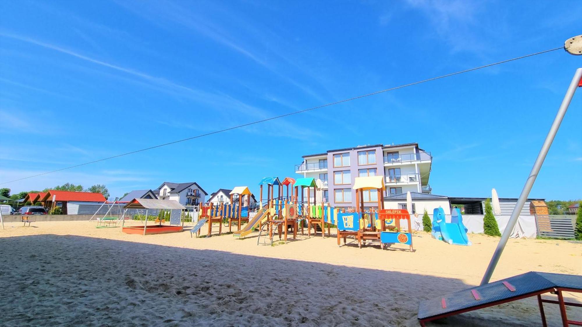 Apartament "Blu10" Z Basenem Sarbinowo Exteriér fotografie