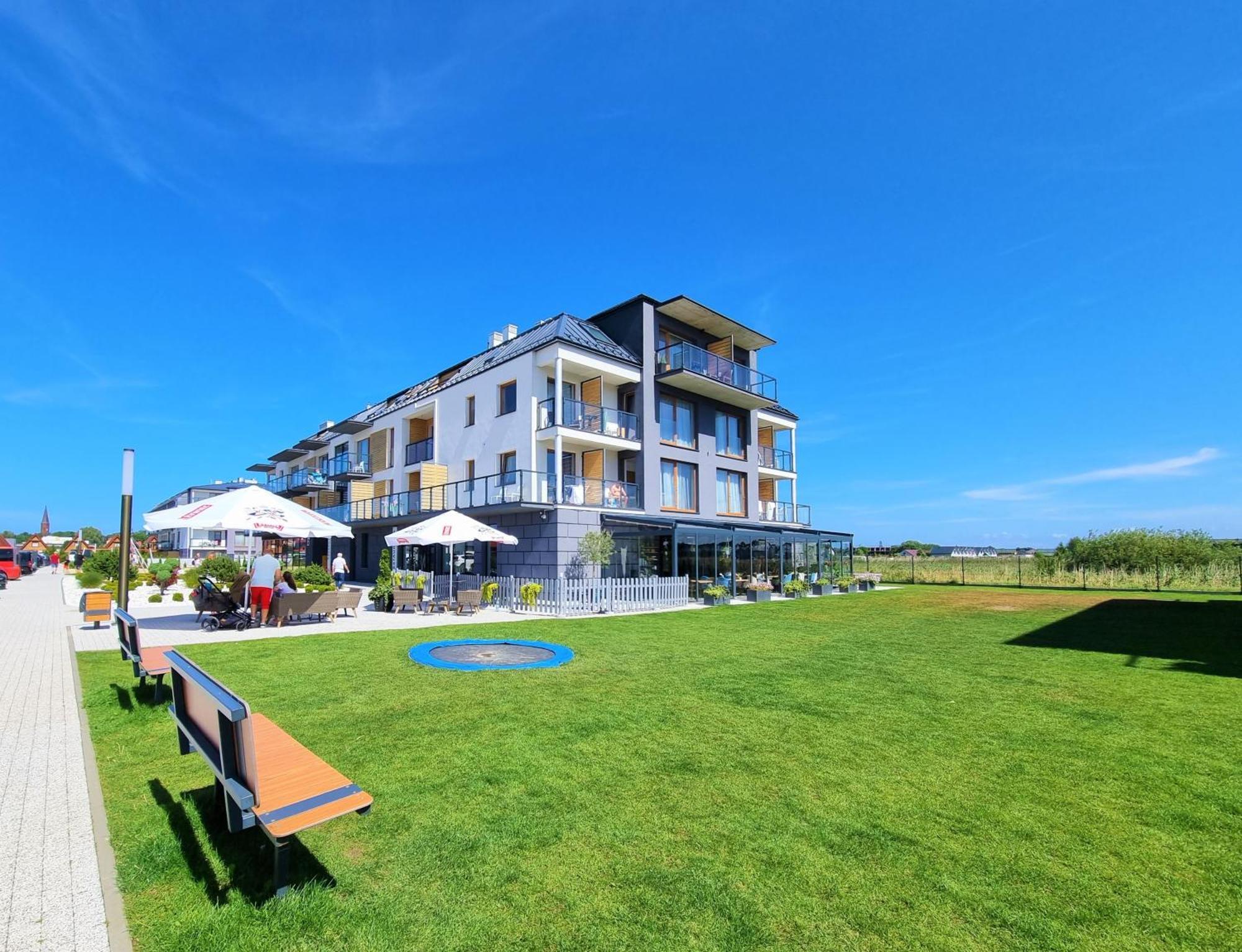 Apartament "Blu10" Z Basenem Sarbinowo Exteriér fotografie