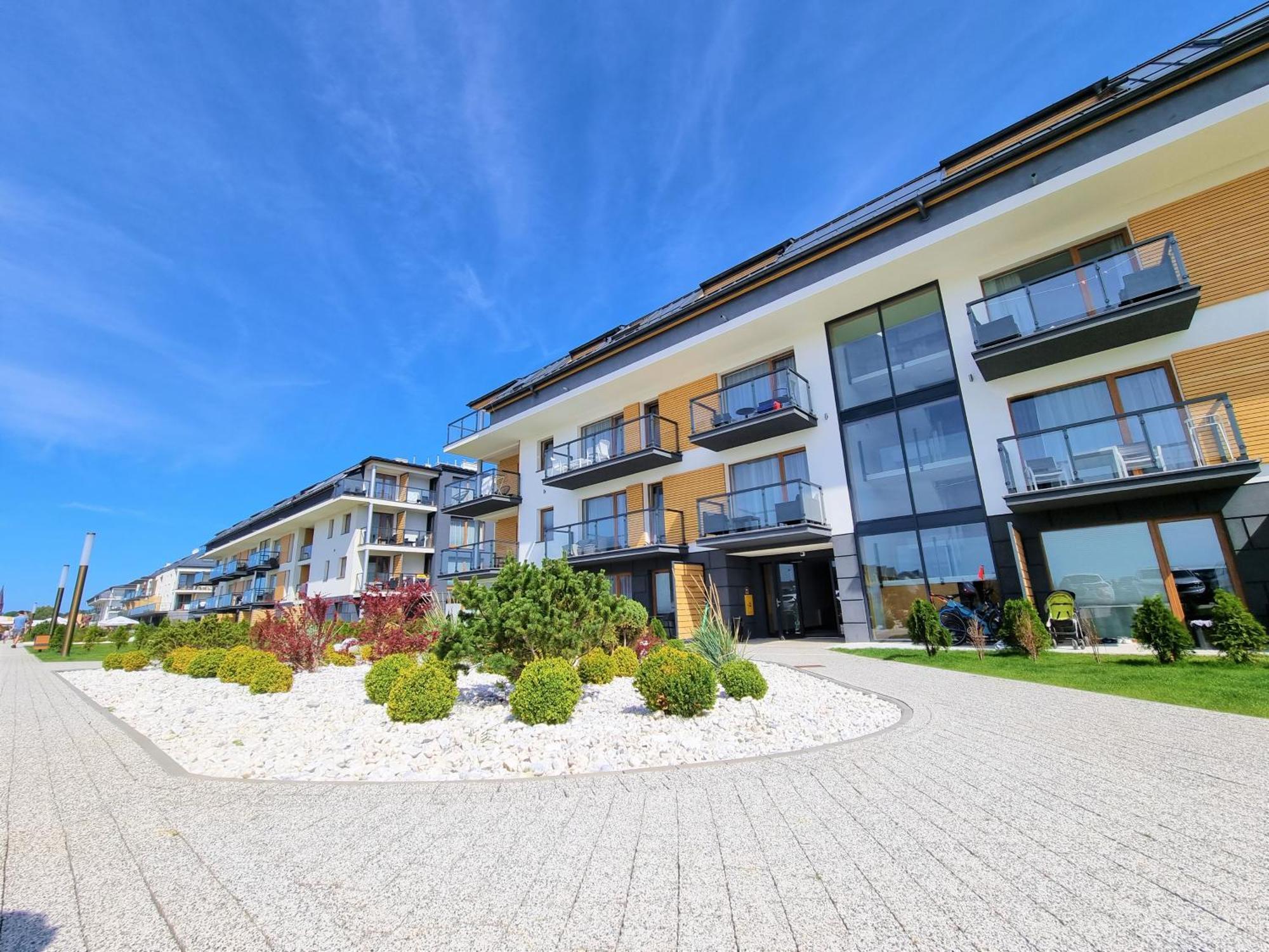 Apartament "Blu10" Z Basenem Sarbinowo Exteriér fotografie